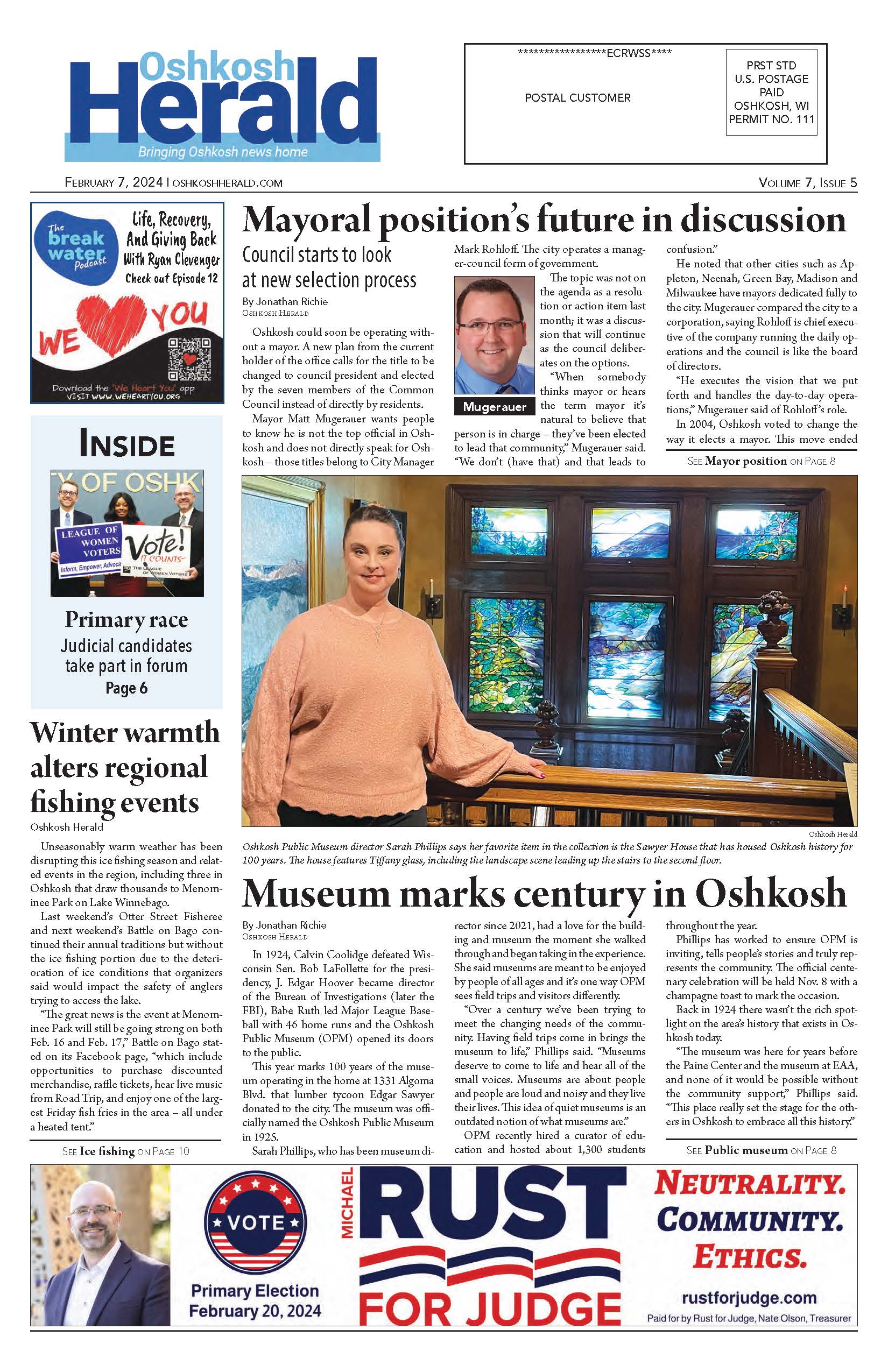 February 7, 2024 Oshkosh Herald Oshkosh Herald